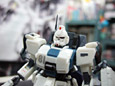 バンダイ「HCM-Pro46-00 ガンダムEz8」のサンプル展示