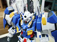 バンダイ「1/100 ガンダムアヴァランチエクシア」のサンプル展示