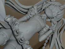 シリーズ唯一の貧乳キャラ！ホビージャパン限定「七つの大罪 ベルゼバブ ～暴食の像」の制作中原型【キャラホビ2013】