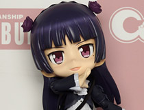 ちっちゃ可愛くも黒猫らしい仕草！コトブキヤ「キューポッシュ 俺妹 黒猫」の彩色サンプル【第53回ホビーショー】