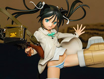 元気な笑顔と豪快な開脚！アルター「ストライクウィッチーズ2 フランチェスカ・ルッキーニ」の彩色サンプル【宮沢展示会32】