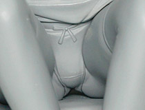 チャイナ服で「見せてんのよ」ポーズ！アルター「ヨスガノソラ 春日野穹 チャイナVer.」無彩色サンプル【メガホビ2013秋】