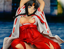 メガトレショップCORE第一弾 「エクセレントモデルLIMITED クイーンズブレイドリベリオン 剣聖巫女トモエ」の彩色サンプル【メガホビ2013秋】