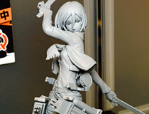 「進撃の巨人 ミカサ・アッカーマン」の原型が公開！ キューズQブース新作フィギュア特集【宮沢展示会32】