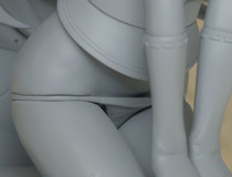 【WF2014冬】ちょっとずれたパンツがセクシー！ウイング「装甲悪鬼村正　足利茶々丸」無彩色サンプル