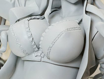 【WF2014冬】同シリーズ「サテライザー」と組み合わせた展示が可能！フリーイング「フリージング　ヴァイブレーション　エリザベス＝メイフリー　セクシーver.」無彩色サンプル