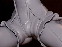 【アニメジャパン2014】股間がきわどい神衣純潔Ver.！ファット・カンパニー「キルラキル　鬼龍院皐月　神衣純潔Ver.」無彩色サンプル