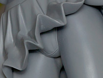 【宮沢展示会33】エクスプラス「ストライク・ザ・ブラッド　姫柊雪菜」　新作フィギュア無彩色サンプル