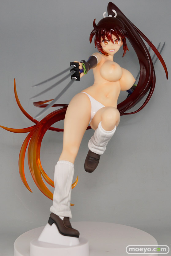 回天堂 閃乱カグラ 焔 リペイント 白パン 白肌 白水着 乳首 29