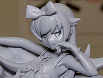 【宮沢展示会33】2014年7月発売予定！「一番くじプレミアム 物語シリーズ ～暦ノ至福ノ時～」　「A賞 忍野忍」「B賞 八九寺真宵」プレミアムフィギュア無彩色サンプル