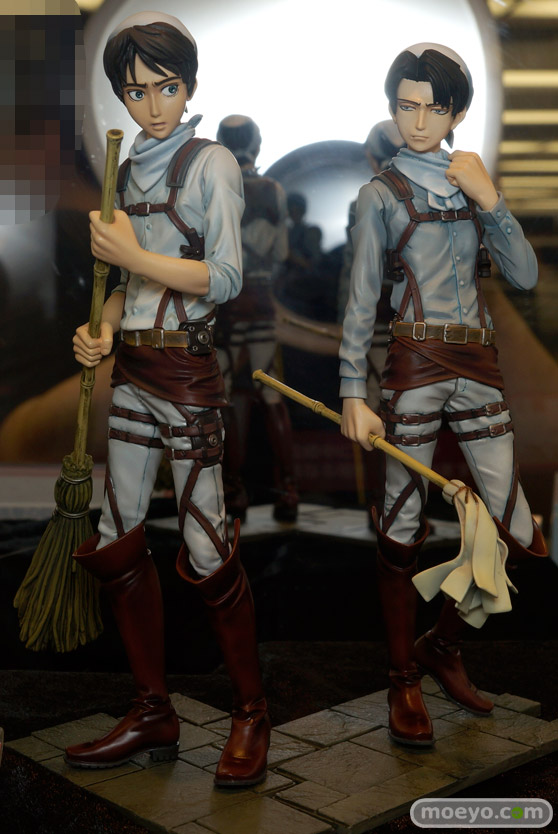 第36回プライズフェア　バンプレスト　進撃の巨人　「お掃除エレン」「お掃除リヴァイ」