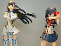 【第36回プライズフェア】2体で対峙シーンも再現可能！セガプライズ キルラキル フィギュア「纏 流子」「鬼龍院 皐月」　新作プライズフィギュア彩色サンプル