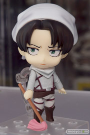 ゴッドイーター2「シエル・アランソン」展示&予約イベント グッドスマイルカンパニー　ねんどろいど　進撃の巨人　リヴァイ　お掃除Ver.　02