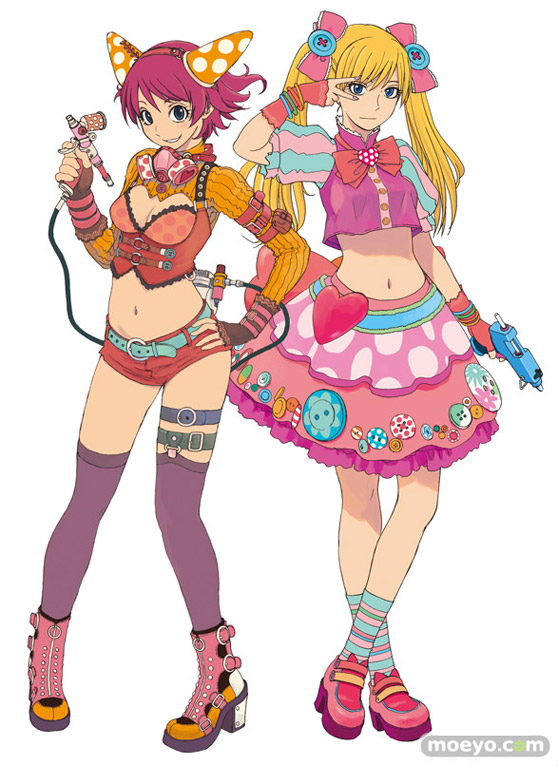 ワンダーフェスティバル2014[ 夏] オフィシャルキャラクター　“ワンダちゃん”＆“リセットちゃん”パブリシティ用イラスト　あずまきよひこ