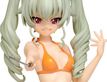 本日より予約開始！ウェーブの新作フィギュア「BEACH QUEENS ガールズ＆パンツァー アンチョビ」　彩色サンプル画像ミニレビュー