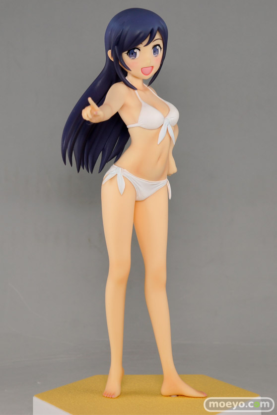 ウェーブ　BEACH QUEENS 俺の妹がこんなに可愛いわけがない。 新垣あやせ　フィギュア　画像　白ビキニ　尻　01