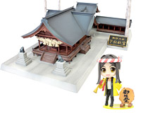 多くの観光客が訪れる諏訪のパワースポットがプラモデル化！「1/150 諏訪大社 下社秋宮 -諏訪姫 御柱秋宮Ver.セット-」がプラムから発売決定！