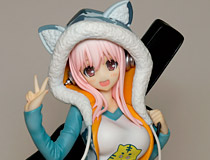 まぶしい笑顔の虎パーカー姿！Gift「すーぱーそに子 虎パーカーVer.」 新作フィギュアPVCサンプル画像レビュー