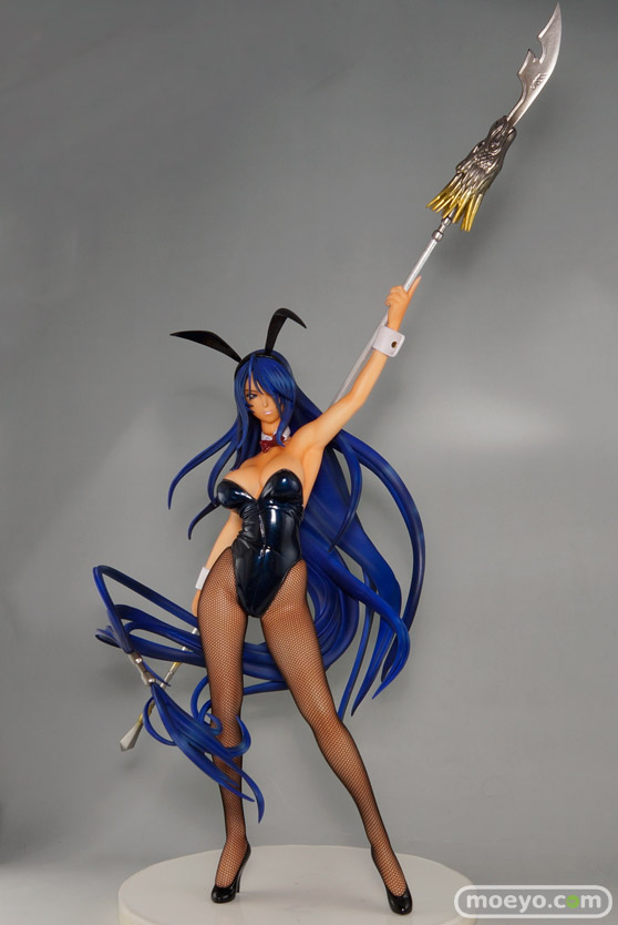 アミエ・グラン　一騎当千 集鍔闘士血風録 関羽雲長 バニーver.ベアトップ　フィギュア　画像　01