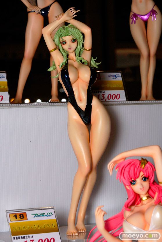 キャラホビ2014 画像 フィギュア ガレキ ガンダム 水着 レビュー MERSA 07