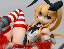 【WF2014夏】ポニテ姿の島風を可愛く立体化！ガンドール新作ガレキ「艦隊これくしょん-艦これ- 島風」の作例が展示！