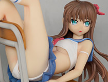 新規造形の衣装でパンツもキャストオフ可能に！レチェリー「デイドリームコレクション vol.08 女子高生 咲希 ネイビーver.」 新作フィギュア彩色サンプル画像レビュー