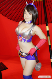 キャラホビ2014　コスプレ　イベント　コンパニオン　画像　写真　レポート　黒　麗和さん(仮面ライダー響鬼レースクイーン)