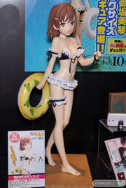 キャラホビ2014 グリフォンエンタープライズ　電撃　御坂美琴 水着フィギュア　全高約65センチVer.　画像　フィギュア　レビュー　03