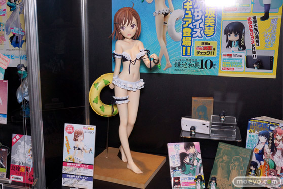 キャラホビ2014 グリフォンエンタープライズ　電撃　御坂美琴 水着フィギュア　全高約65センチVer.　画像　フィギュア　レビュー　08