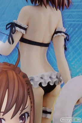 キャラホビ2014 グリフォンエンタープライズ　電撃　御坂美琴 水着フィギュア　全高約65センチVer.　画像　フィギュア　レビュー　09