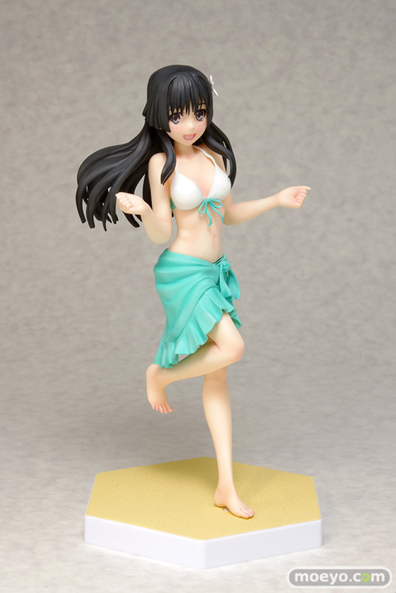 ウェーブ　BEACH QUEENS とある科学の超電磁砲S 佐天涙子　フィギュア　画像　レビュー　水着　01