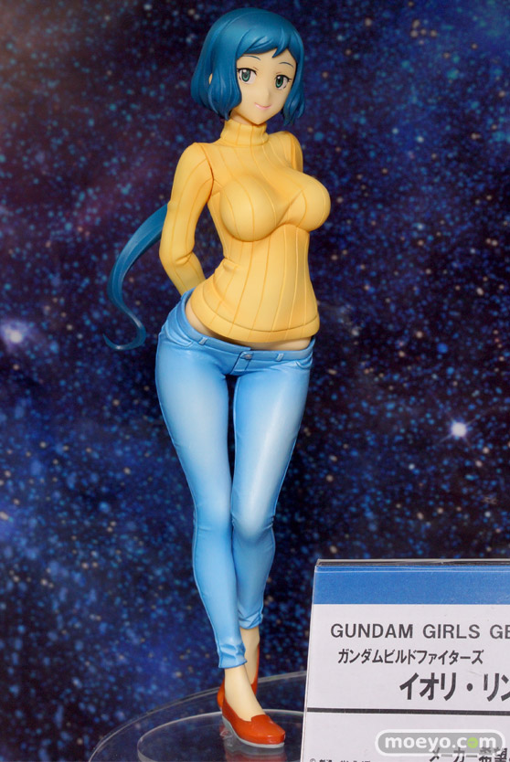 2014 第54回 全日本模型ホビーショー 画像　サンプル　レビュー　フィギュア　メガハウス　GANDUM GIRLS GENEREATION ガンダムビルドファイターズ イオリ・リン子 巨乳　01