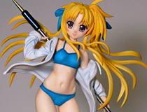 成長しすぎず幼すぎずな肉感表現。アクアマリン「魔法少女リリカルなのは The MOVIE 2nd A’s フェイト・テスタロッサ 水着パーカーstyle」 新作フィギュア