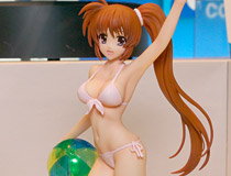 【第54回ホビーショー】本日予約開始！ウェーブ「BEACH QUEENS 魔法少女リリカルなのはStrikerS 高町なのは Ver.2」 新作フィギュア彩色サンプル画像レビュー