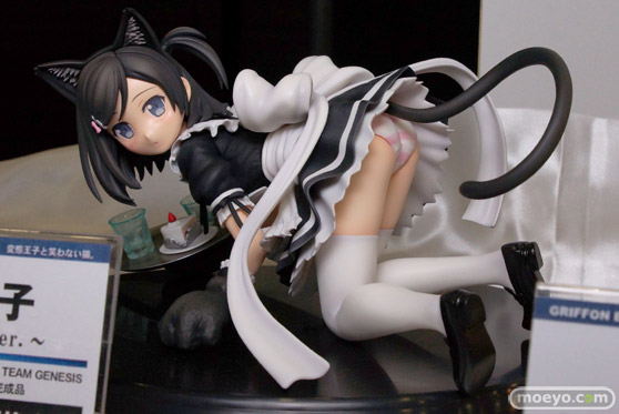 電撃文庫 秋の祭典2014　画像　フィギュア　サンプル　レビュー　グリフォンエンタープライズ 変態王子と笑わない猫。 筒隠月子 -ネコミミメイドver.-　四つん這い パンツ丸見え 01