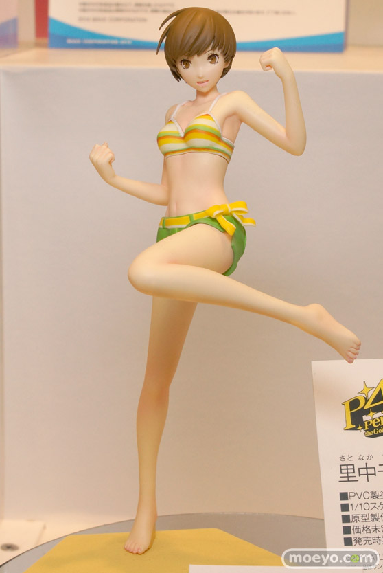 BEACH QUEENS ペルソナ4 ザ・ゴールデン 里中千枝 ウェーブ 画像 レビュー サンプル フィギュア 水着 2014 第54回 全日本模型ホビーショー 01