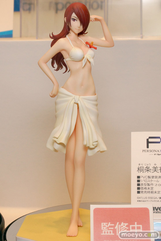 BEACH QUEENS 劇場版ペルソナ3 桐条美鶴 ウェーブ　画像　レビュー　サンプル　フィギュア　水着　2014 第54回 全日本模型ホビーショー　01