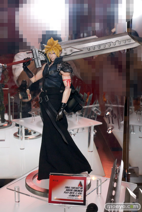 プレイアーツ改 FINAL FANTASY VII ADVENT CHILDREN クラウド・ストライフ　スクウェア・エニックス　画像　サンプル　レビュー　フィギュア　東京ゲームショウ2014　01
