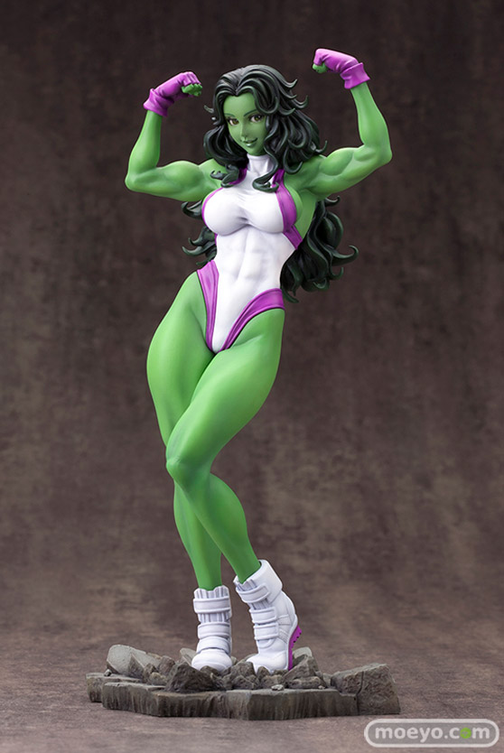 MARVEL美少女 MARVEL UNIVERSE シーハルク　コトブキヤ　フィギュア　サンプル　レビュー　画像　01