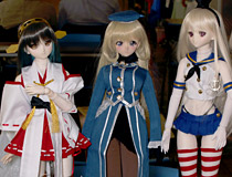 「艦これ DD用 コスプレ衣装 榛名・愛宕・島風」が展示 「HOBBY ROUND 12」様々なディーラーブース特集23 「ぷらちな★ぱれっと」ブース