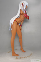 クイーンズブレイチE美しき闘士たち アレイン EXカラーVer.　オーキッドシード　画像　製品版　レビュー　フィギュア　褐色　全裸　葉っぱ水着　キャストオフ　エロ　アダルト　03