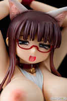 アキラちゃん スク水ねこみみver. 萌え艶White 岡山フィギュア・エンジニアリング　フィギュア　サンプル　レビュー　画像　モロ　アダルト　エロ　おっぱい　kei　煩悩亭　14