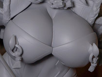 【宮沢展示会34】迫力すぎるおっぱい！ヴェルテクス「戦国武将姫 MURAMASA 伊藤一刀斎」 新作フィギュア無彩色原型画像レビュー