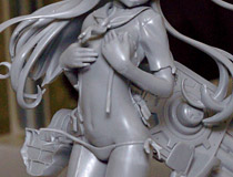 【宮沢展示会34】目のやり場に困っちゃう。「figFIX 艦隊これくしょん-艦これ- 天津風 中破Ver.」 新作フィギュア無彩色原型画像レビュー