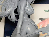 【宮沢展示会34】剛田チーズ（BENGUS）氏描きおろしイラストをもとに立体化！A＋（エイプラス）「ドラゴンズクラウン ソーサレス」 新作フィギュア無彩色原型画像レビュー