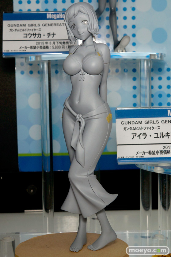 ガンダムガールズジェネレーション ガンダムビルドファイターズ イオリ・リン子 水着 Ver.　メガハウス　画像　サンプル　レビュー　フィギュア　メガホビEXPO2014 Autumn　01