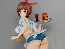 回天堂「夏美（なつみ） ウェイトレスver. 通常版」 新作フィギュア彩色サンプル画像レビュー