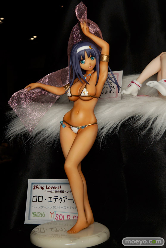 白崎つぐみ　ロロ・エデゥアール　すーぱーそに子（ストライプビキニVer.）　硫黄泉　画像　サンプル　レビュー　フィギュア　ガレキ　トレジャーフェスタin有明12　13