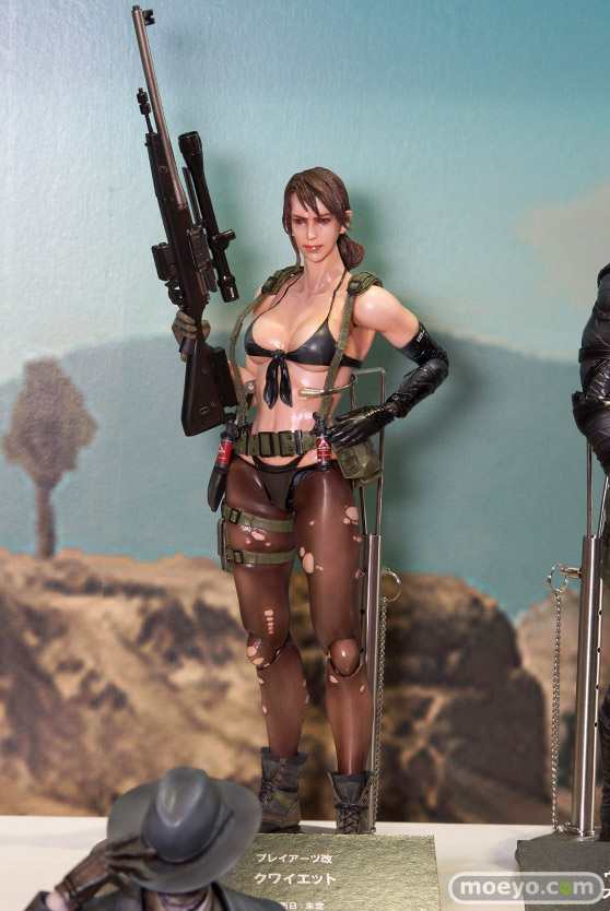 プレイアーツ改 メタルギアソリッドV クワイエット　スクウェア・エニックス　画像　サンプル　レビュー　フィギュア　東京ゲームショウ2014　01