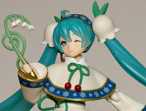 【WF2015冬】グッドスマイルカンパニー「figma 雪ミク Snow Bell ver.」 新作フィギュア彩色サンプル画像レビュー